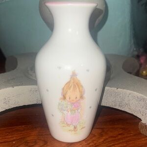 Hallmark Pink and White Vase from 1976 “Hallmark Ruth Collection.”